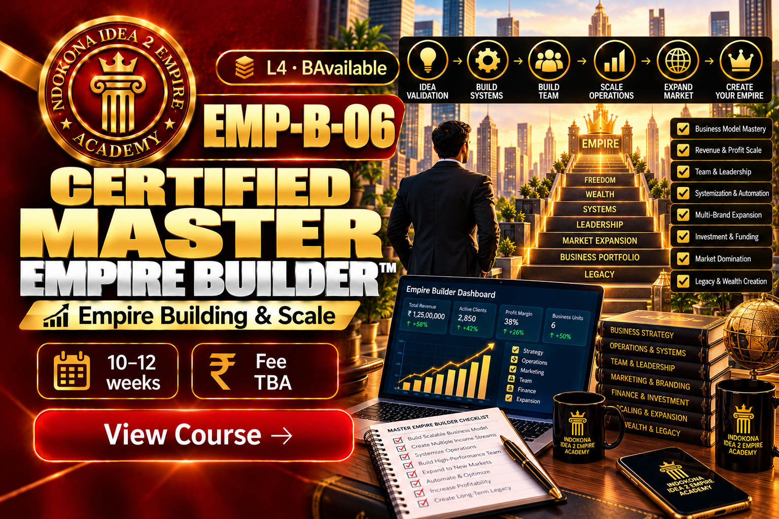 Certified Master Empire Builder™